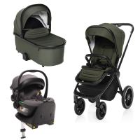 Zopa Move Cross 3 + Vanička XL 3 + Adaptéry + autosedačka Zopa XM Plus i-Size + Báza Isofix Hunter Green