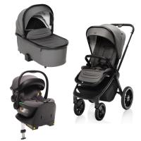 Zopa Move Cross 3 + Vanička XL 3 + Adaptéry + autosedačka Zopa XM Plus i-Size + Báza Isofix Tornado Grey