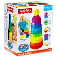 Fisher-Price Stack & Roll Cups W4472 skladačka rozvíjajúca schopnosti