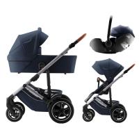 Britax Römer Smile 5Z + Vanička + autosedačka Baby-Safe PRO Style 3v1 Night Blue