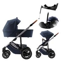 Britax Römer Smile 5Z + Vanička + autosedačka Baby-Safe PRO Style + Vario Base 5Z 4v1 Night Blue